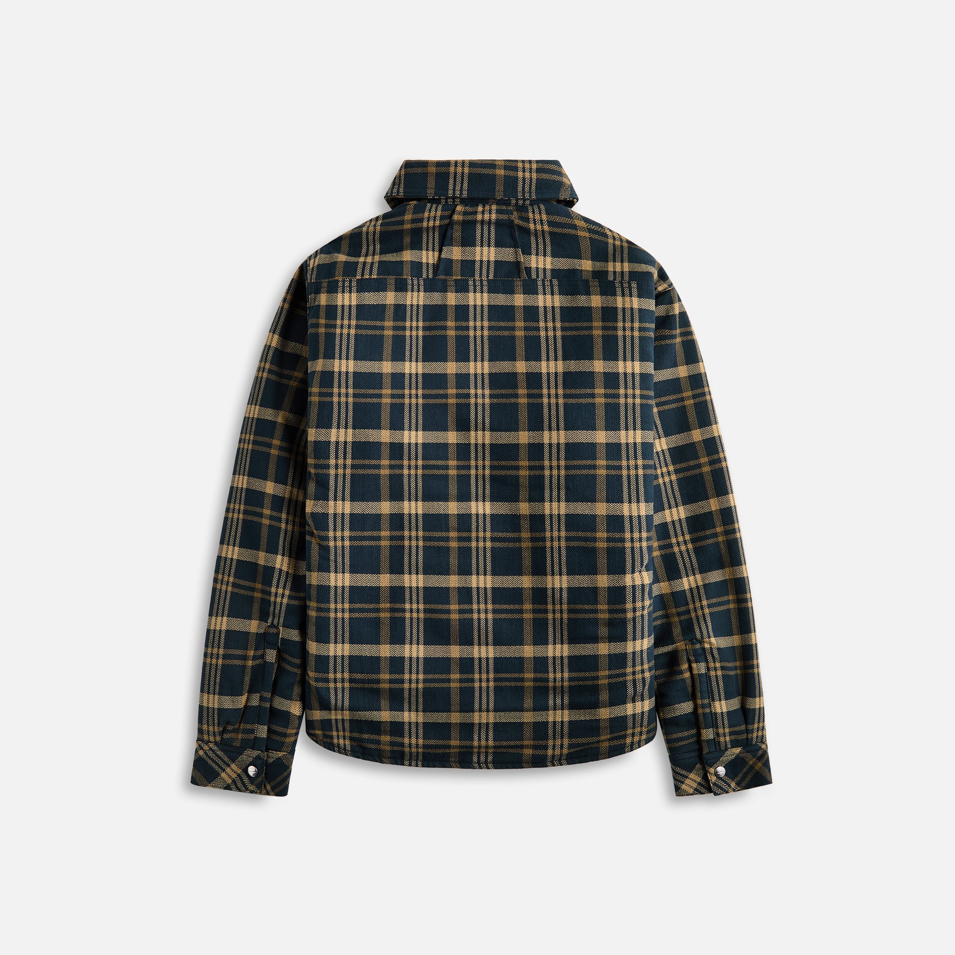 Rhude Flannel Sherpa Overshirt - Brown / Black