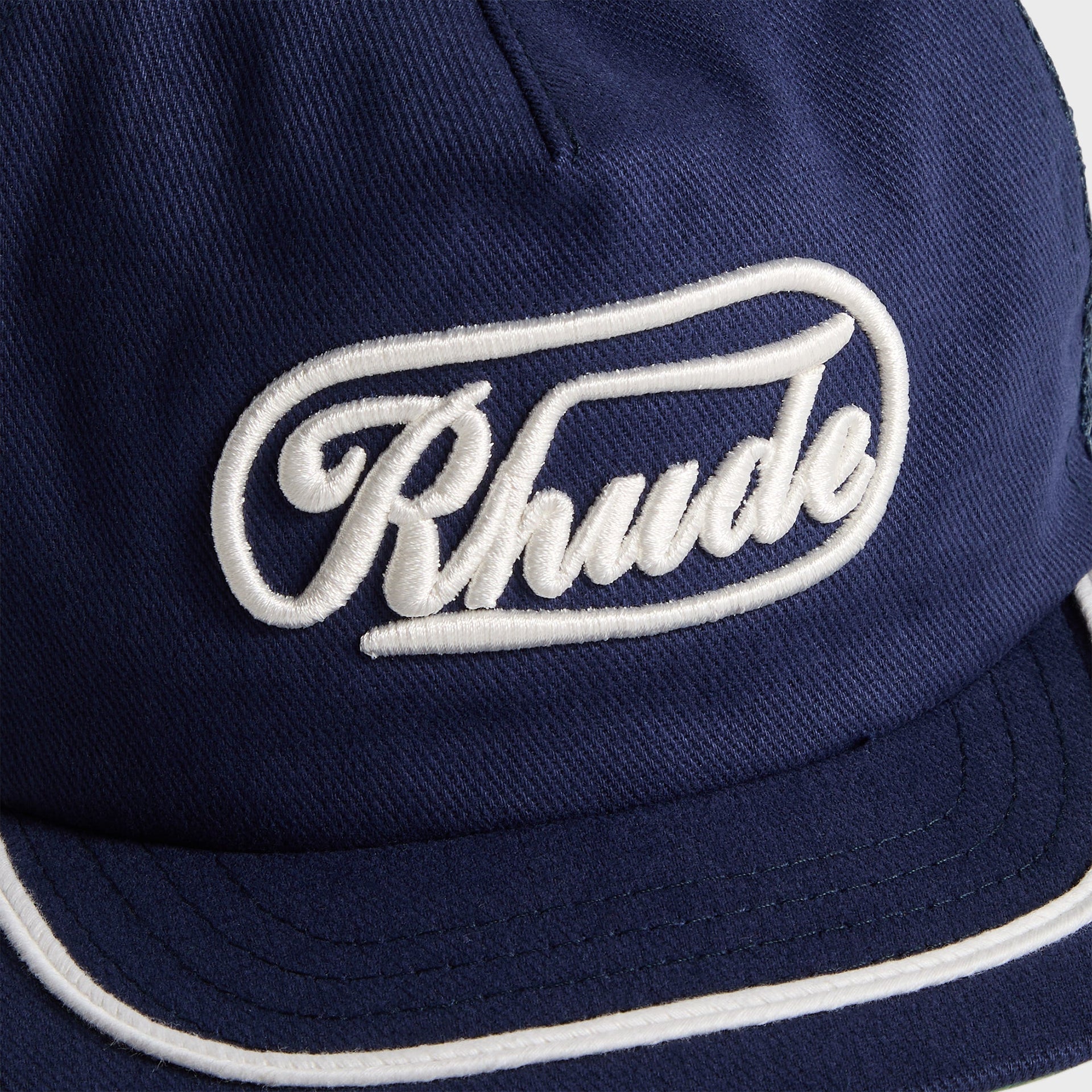 Rhude Patch Trucker Cap - Navy / White
