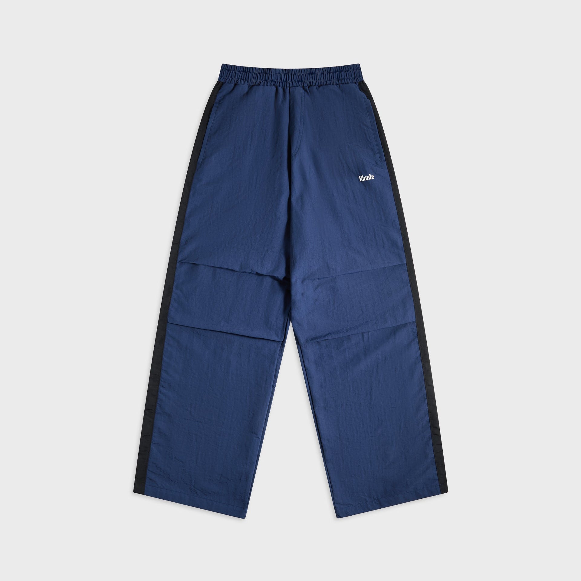 Rhude Chevron Color-Block Track Pant - Blue / Black / White