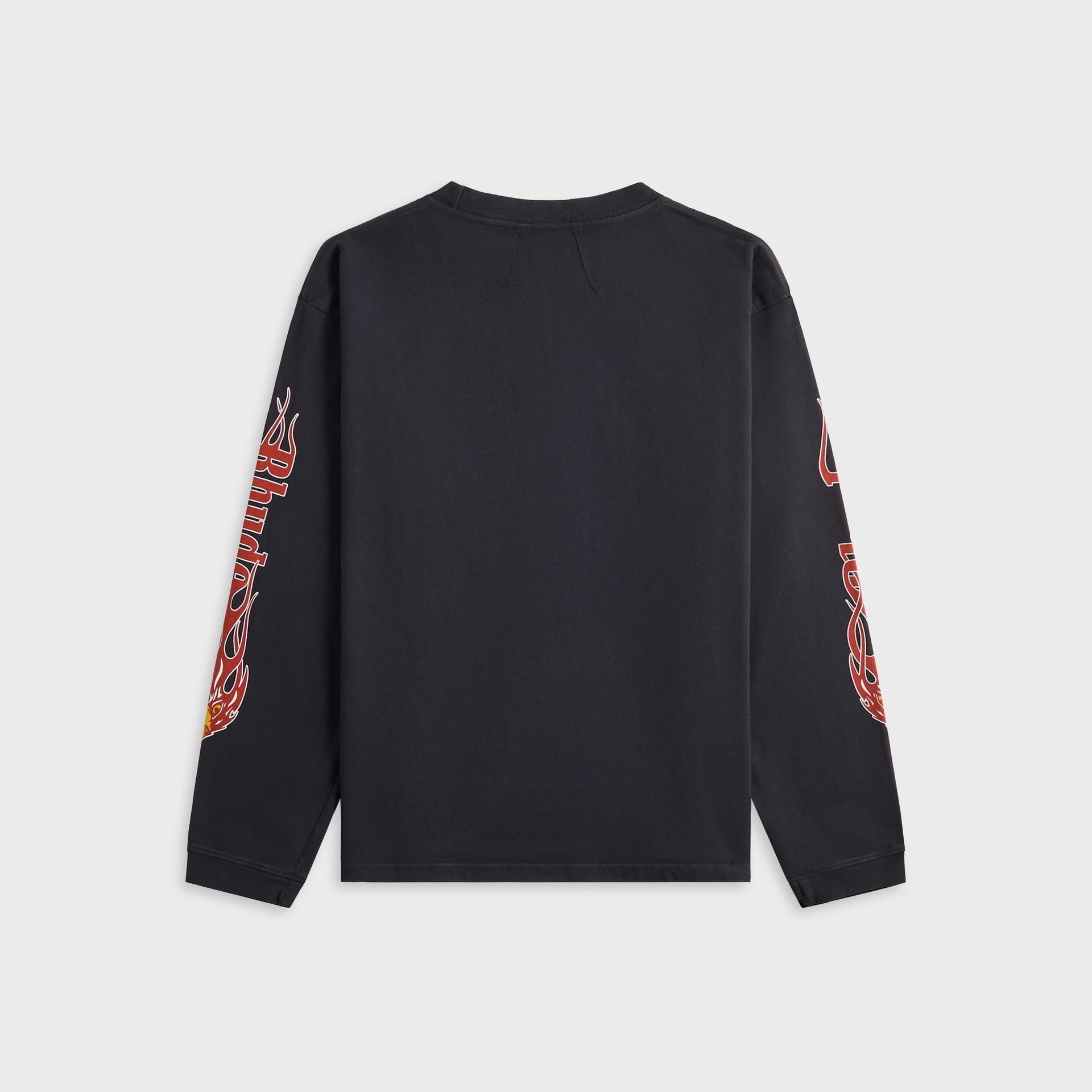 Rhude Mesa Stallion Long Sleeve Tee - Vintage Black / Red / Yellow