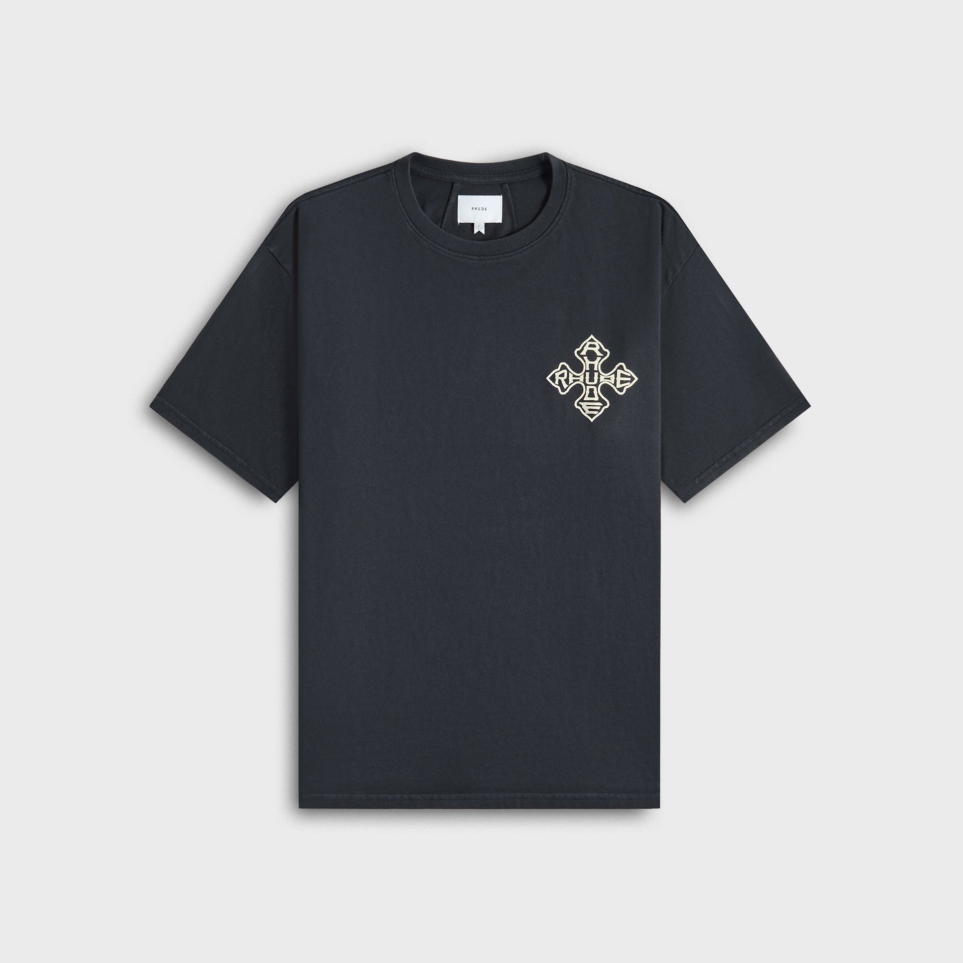 Rhude Cross Tee - Vintage Black
