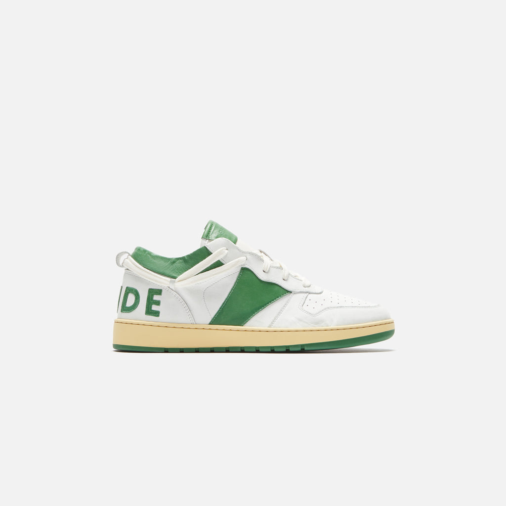 Rhude Rhecess Low - White / Hunter Green – Kith