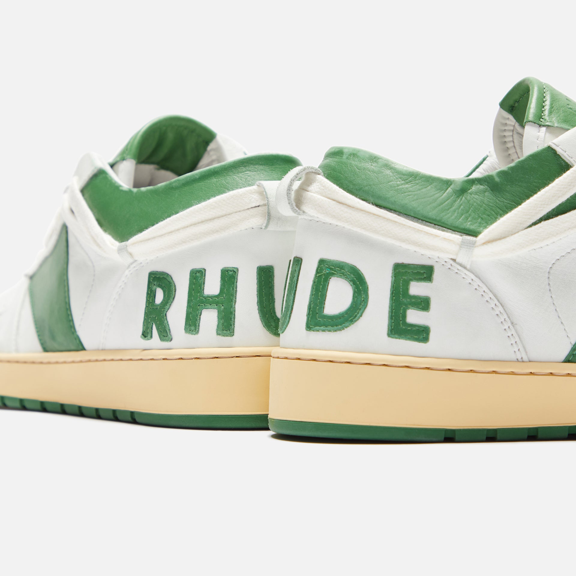 Rhude Rhecess Low - White / Hunter Green