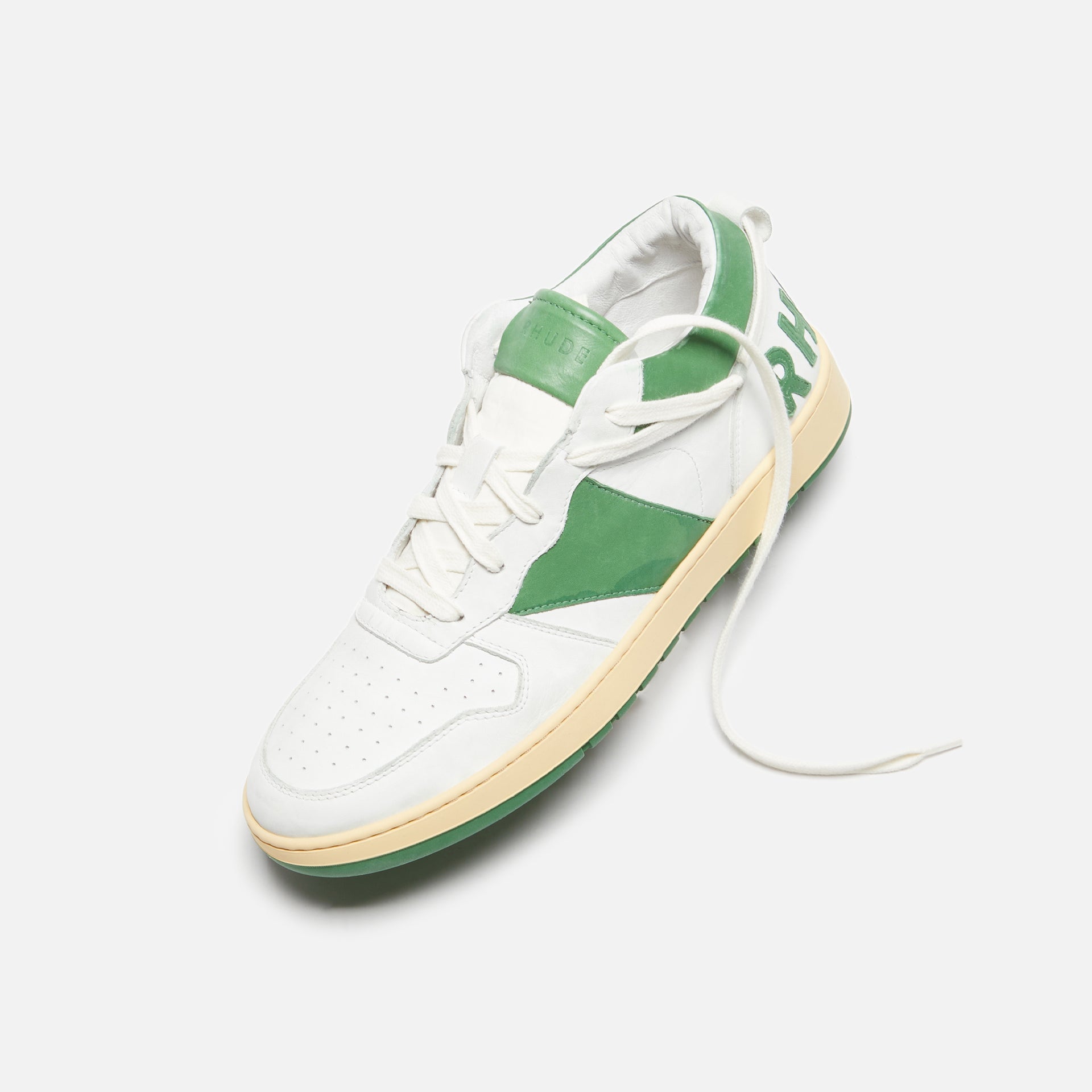 Rhude Rhecess Low - White / Hunter Green