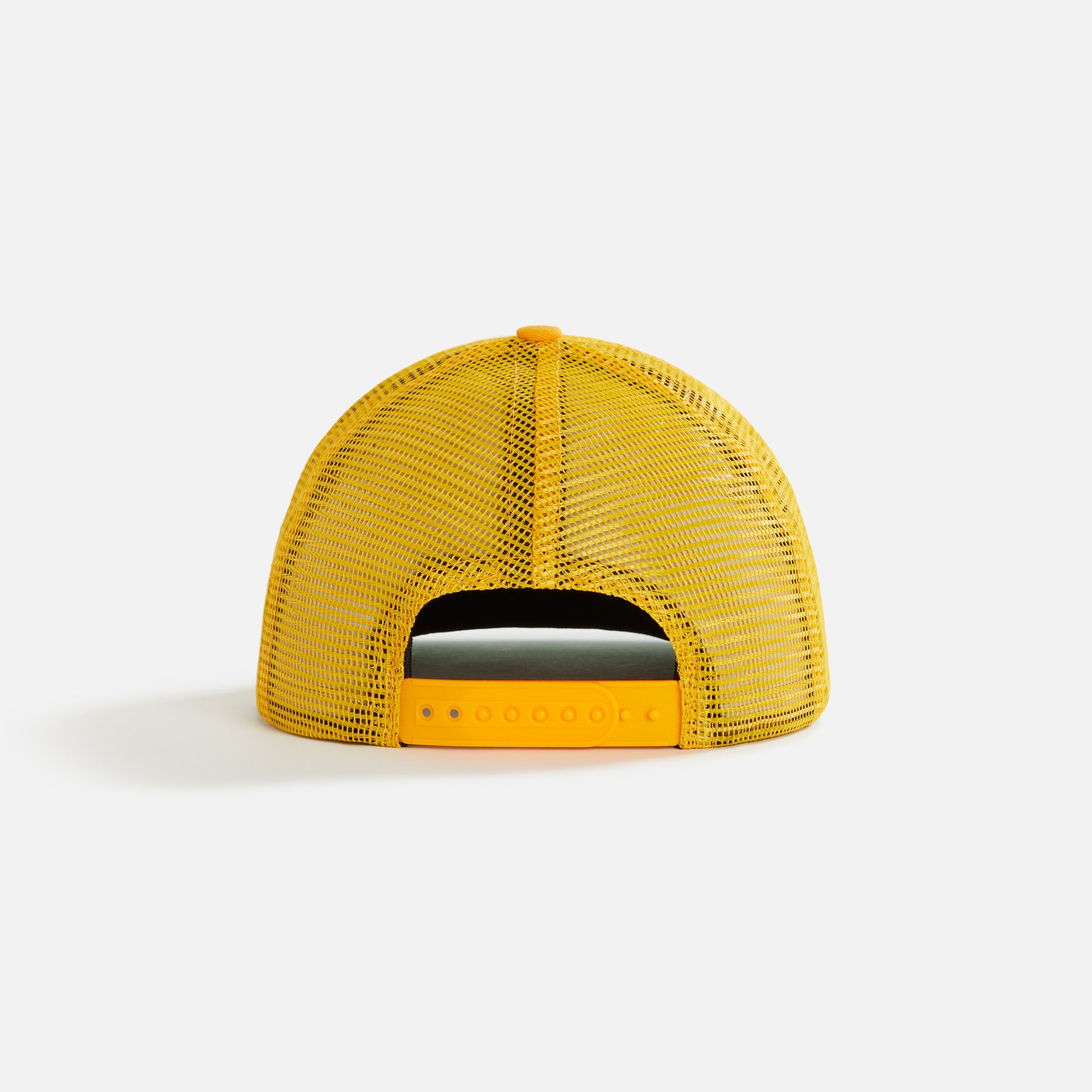 Rhude Paradise Valley Twill Trucker Hat - Mustard / Vintage White
