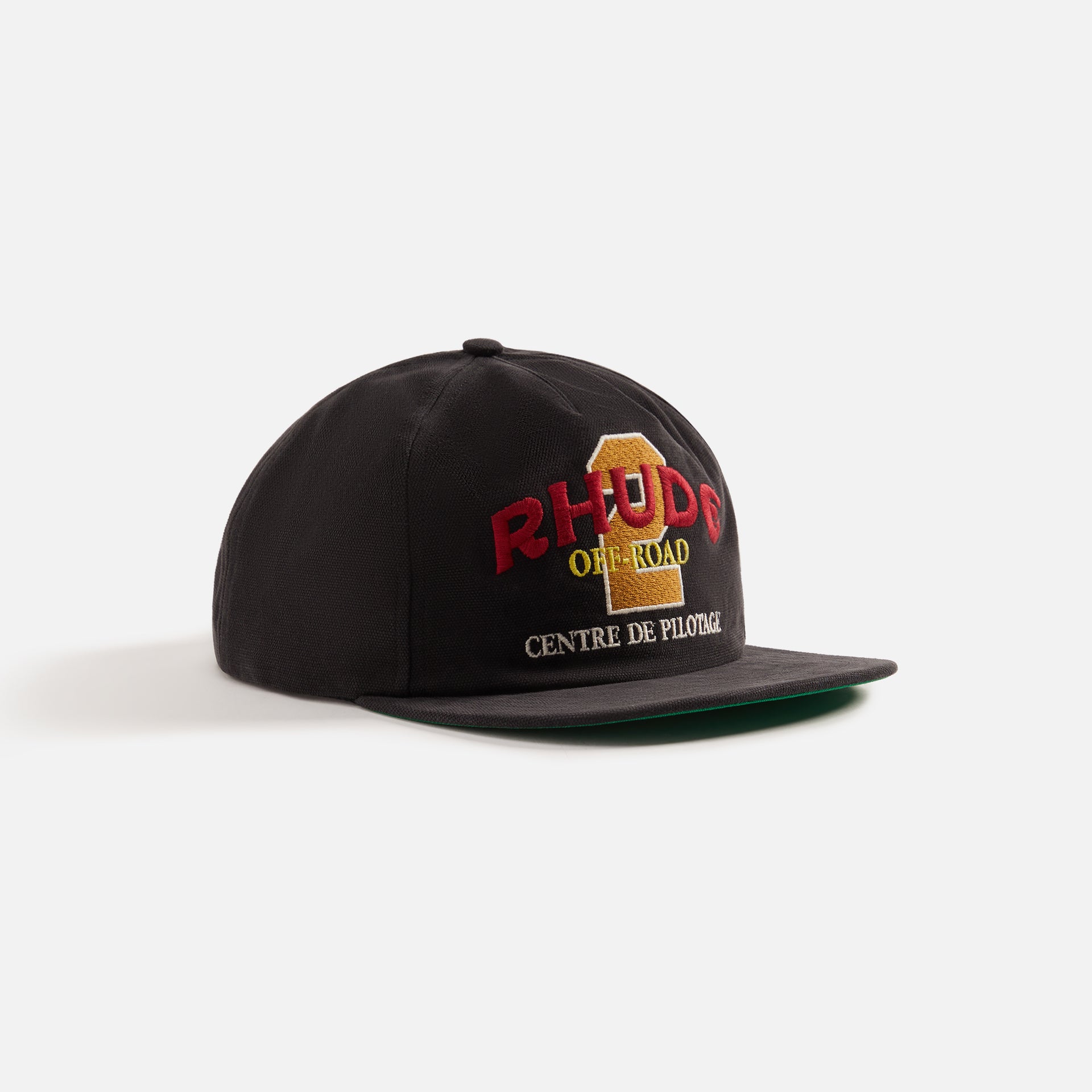 Rhude Off Road Washed Canvas Hat - Black