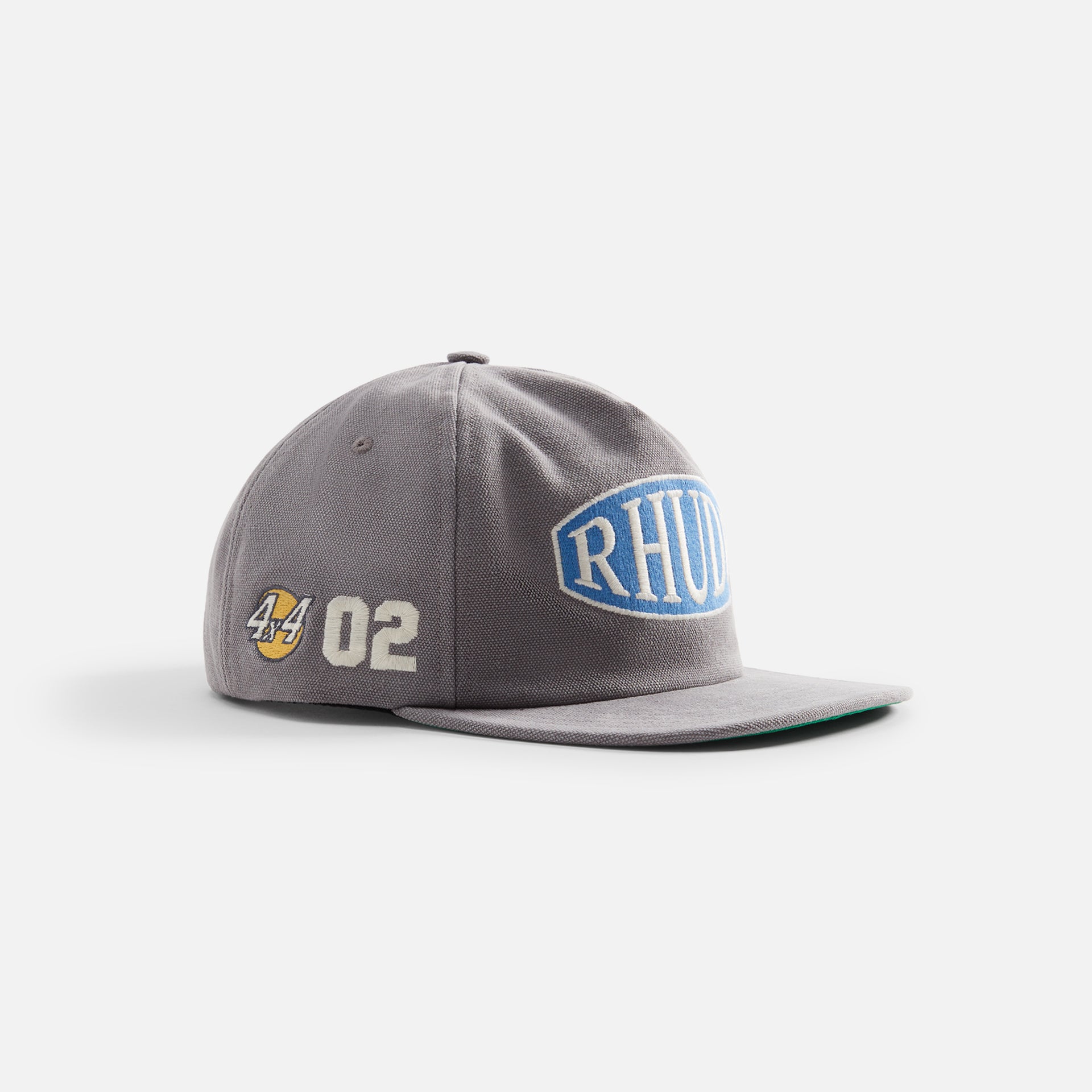 Rhude Rally Washed Canvas Hat - Elephant