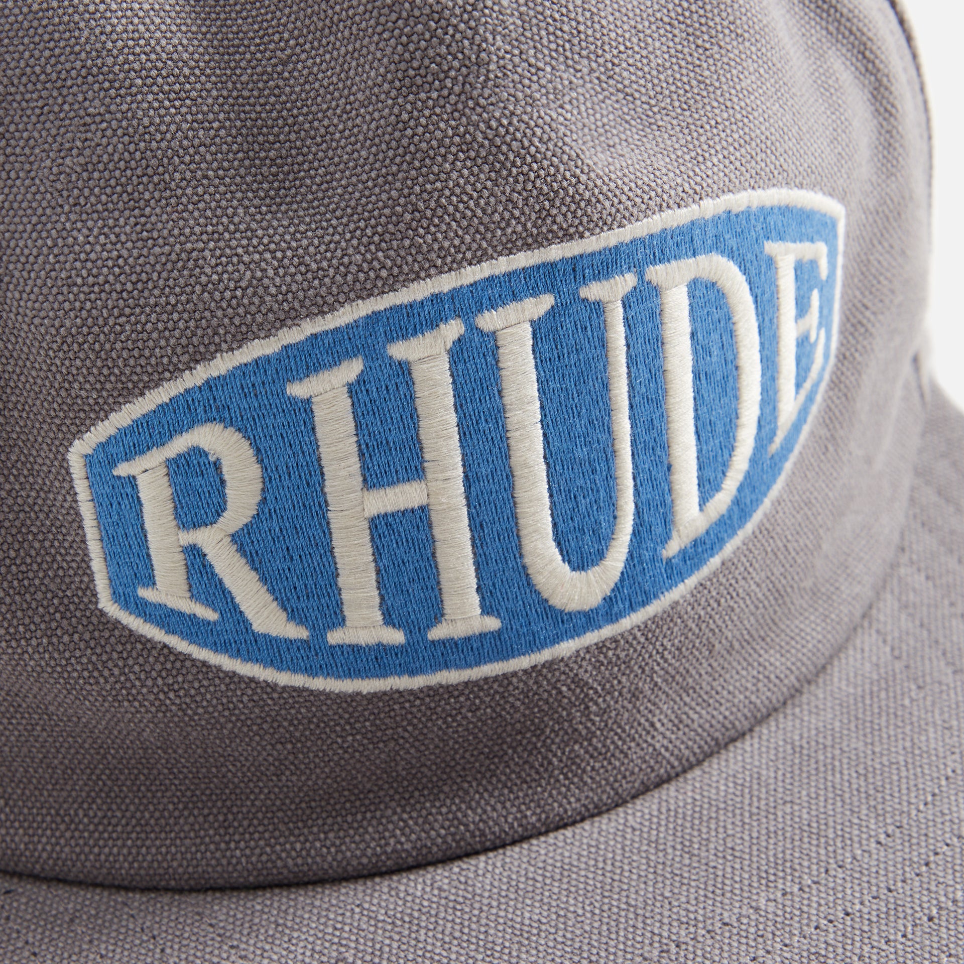 Rhude Rally Washed Canvas Hat - Elephant