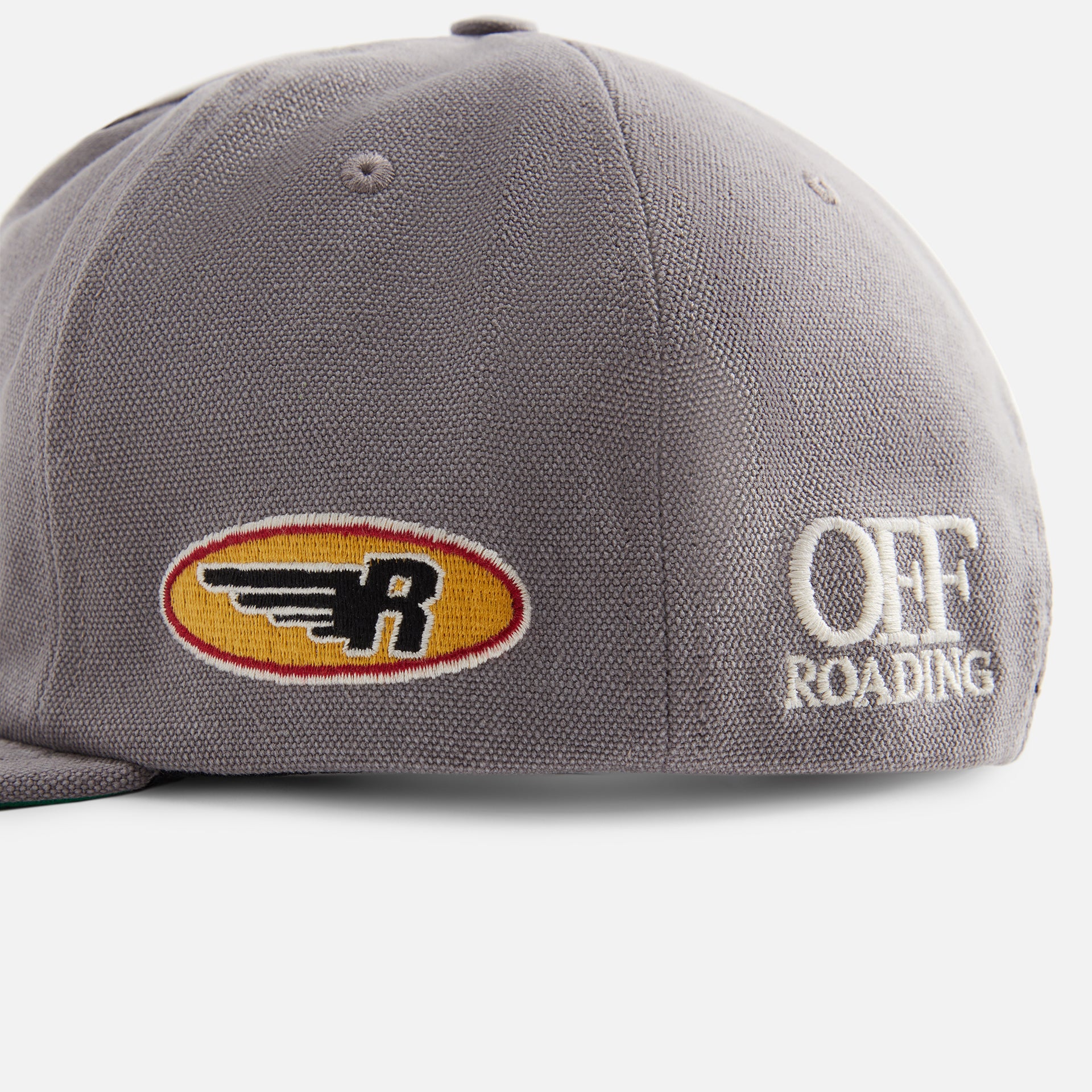 Rhude Rally Washed Canvas Hat - Elephant