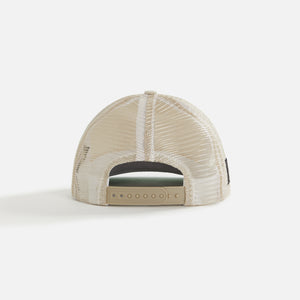 Rhude Triple R Trucker Cap - Stone Grey / Black