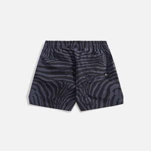 Rhude Zebra Swim Trunk - Black / Gray
