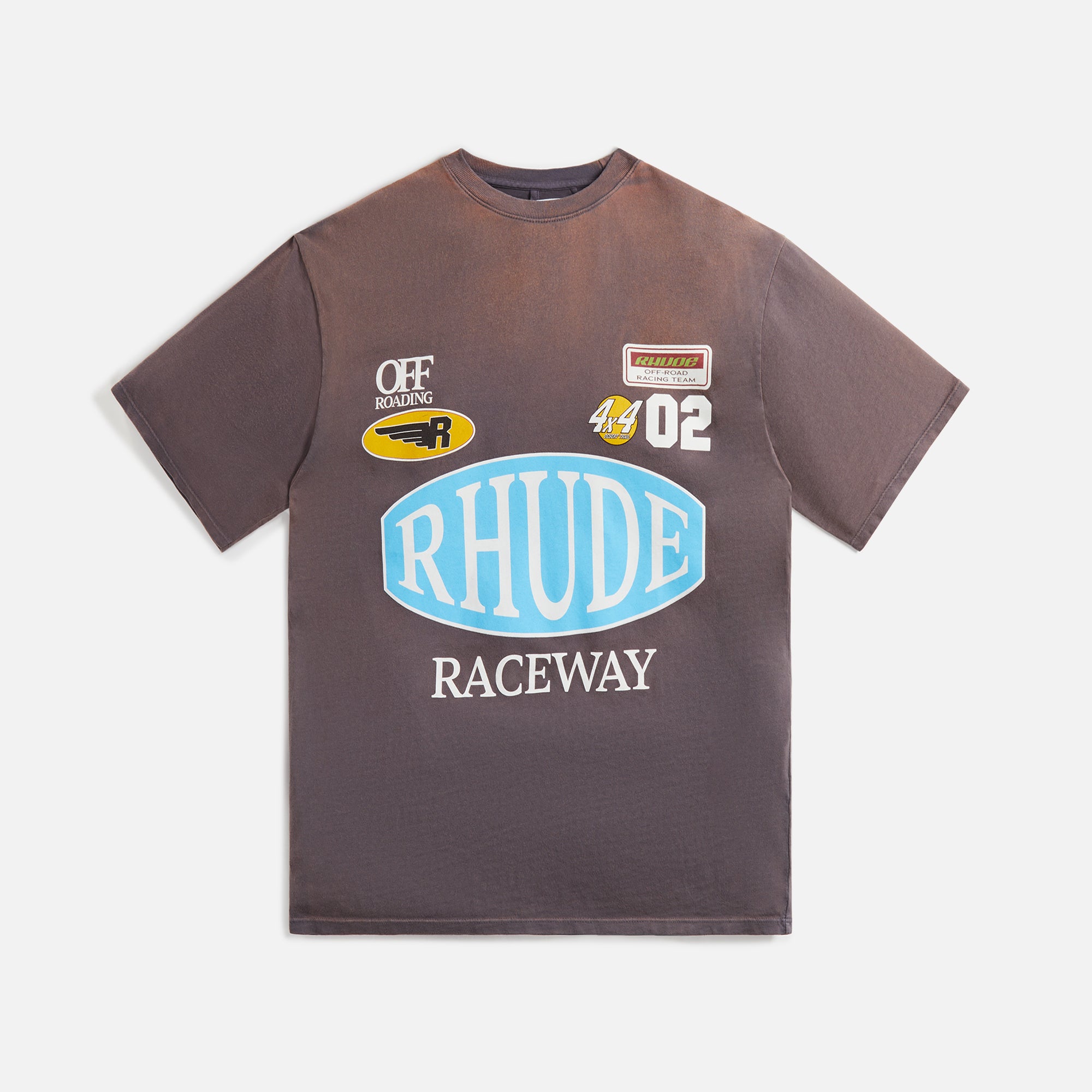 Rhude Off Raceway Rhude Raceway Tee - Vintage Grey – Kith