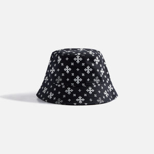 Rhude Cross Bandana Bucket Hat - Black / White