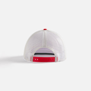 Rhude Patch Trucker Cap - Off White / Red