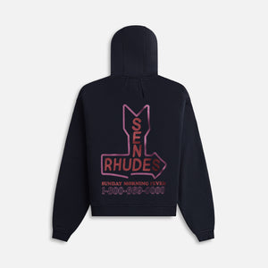 Rhude Send Hoodie - Vintage Black