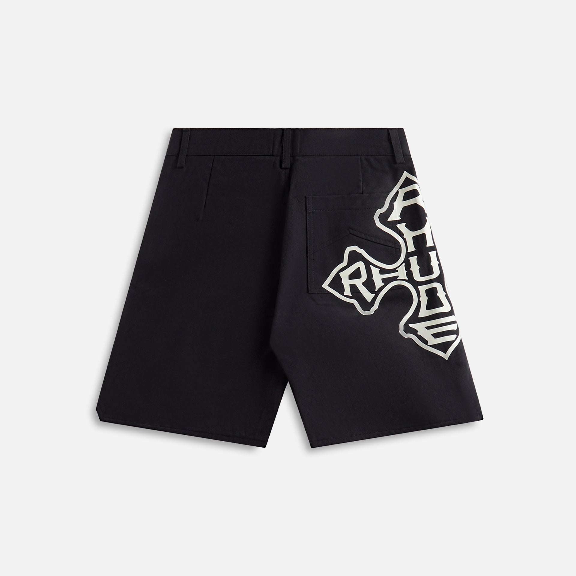 Rhude Cross Logo Twill Short - Black