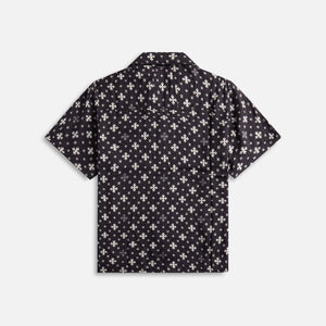 Rhude Cross Bandana Rayon Shirt - Black / White