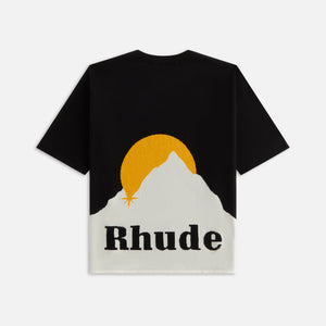 Rhude Moonlight Knit Tee - Vintage Black