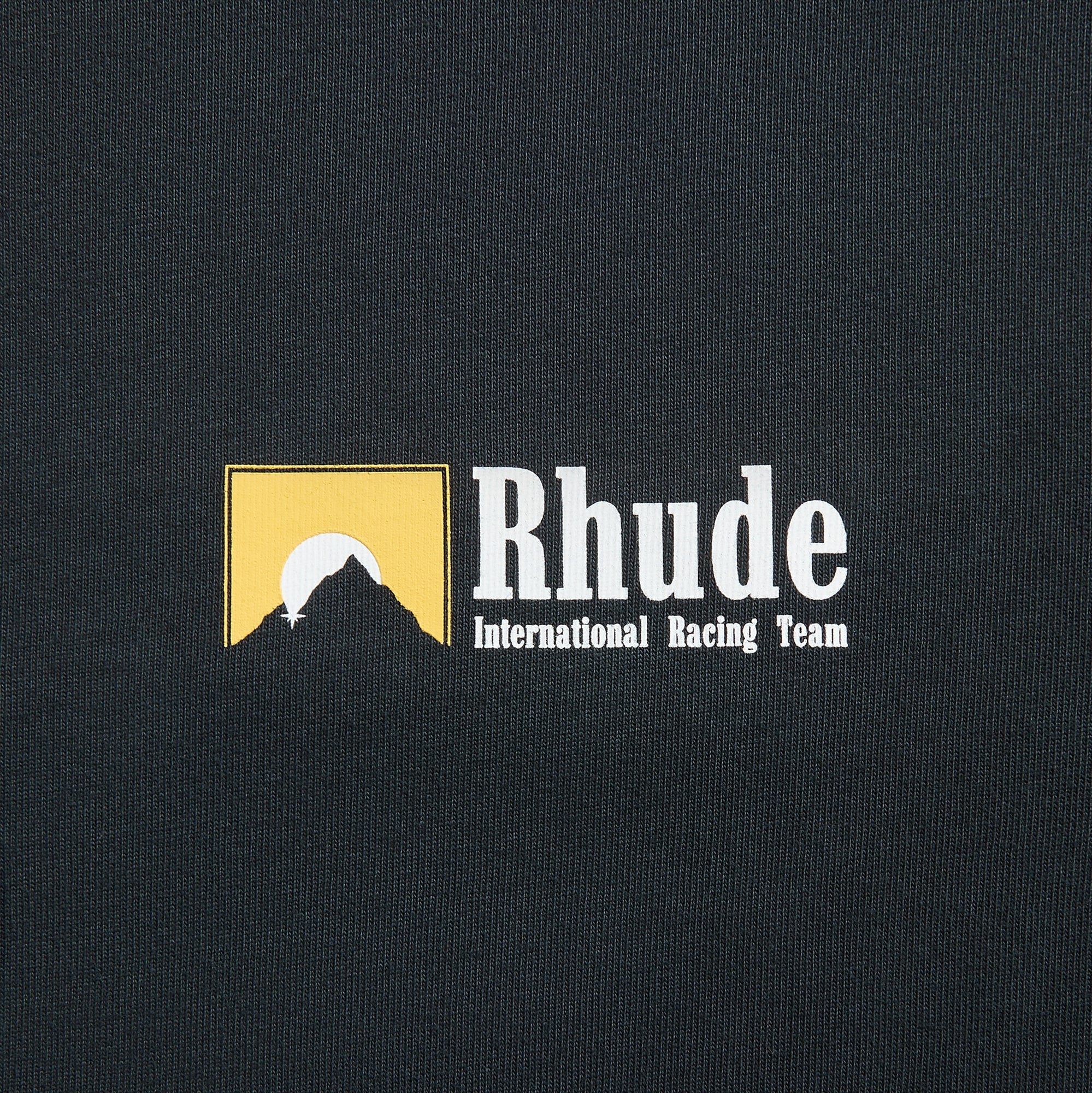 【関税込み】Rhude ブラック International Racing Logo Tシャツ Rhude International Racing Logo Tee - Vintage Black – Kith