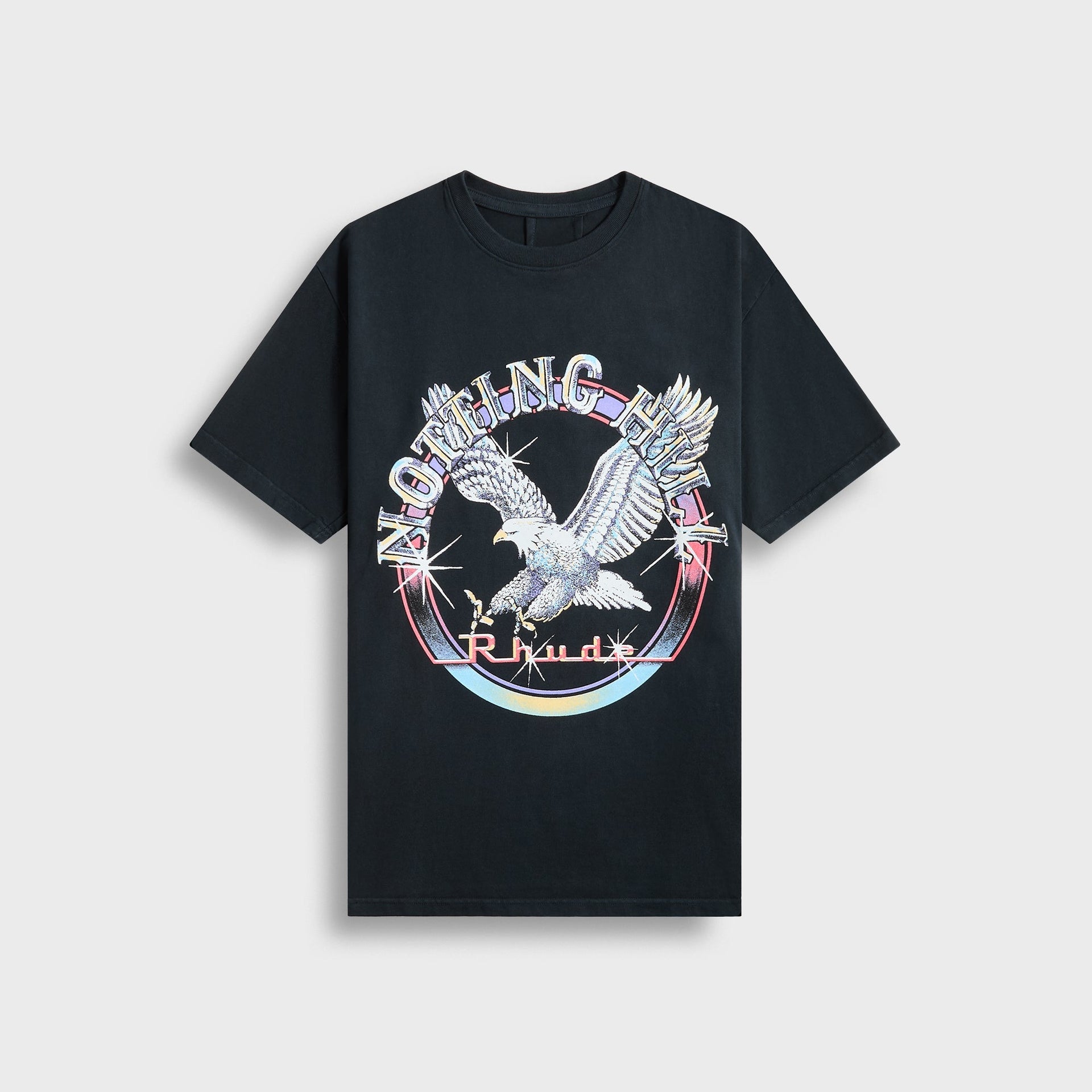 Rhude Notting Hill Eagle Tee in Vintage Black