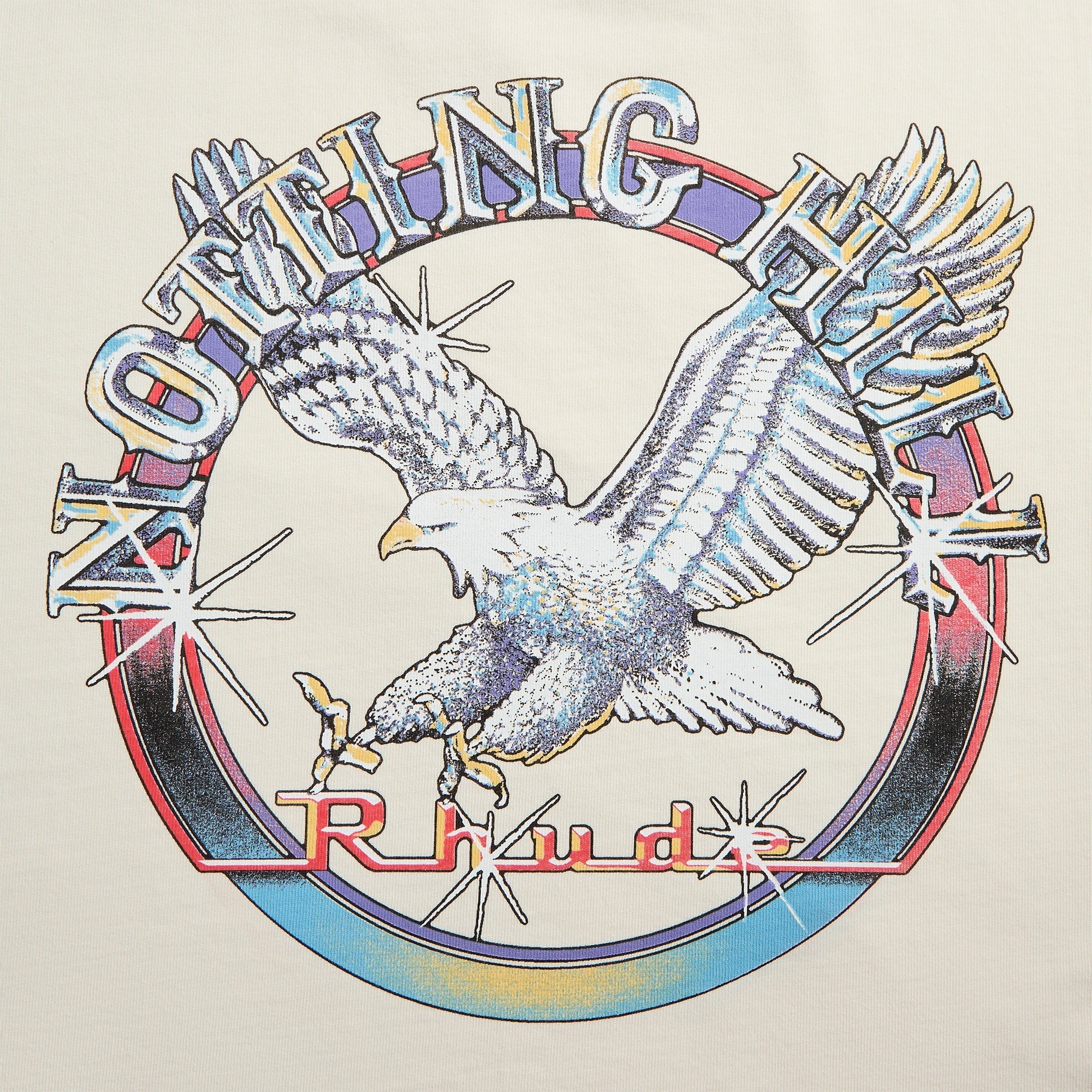 【関税込み】Rhude オフホワイト 'Notting Hill' Eagle Tシャツ Sneaker Politics
