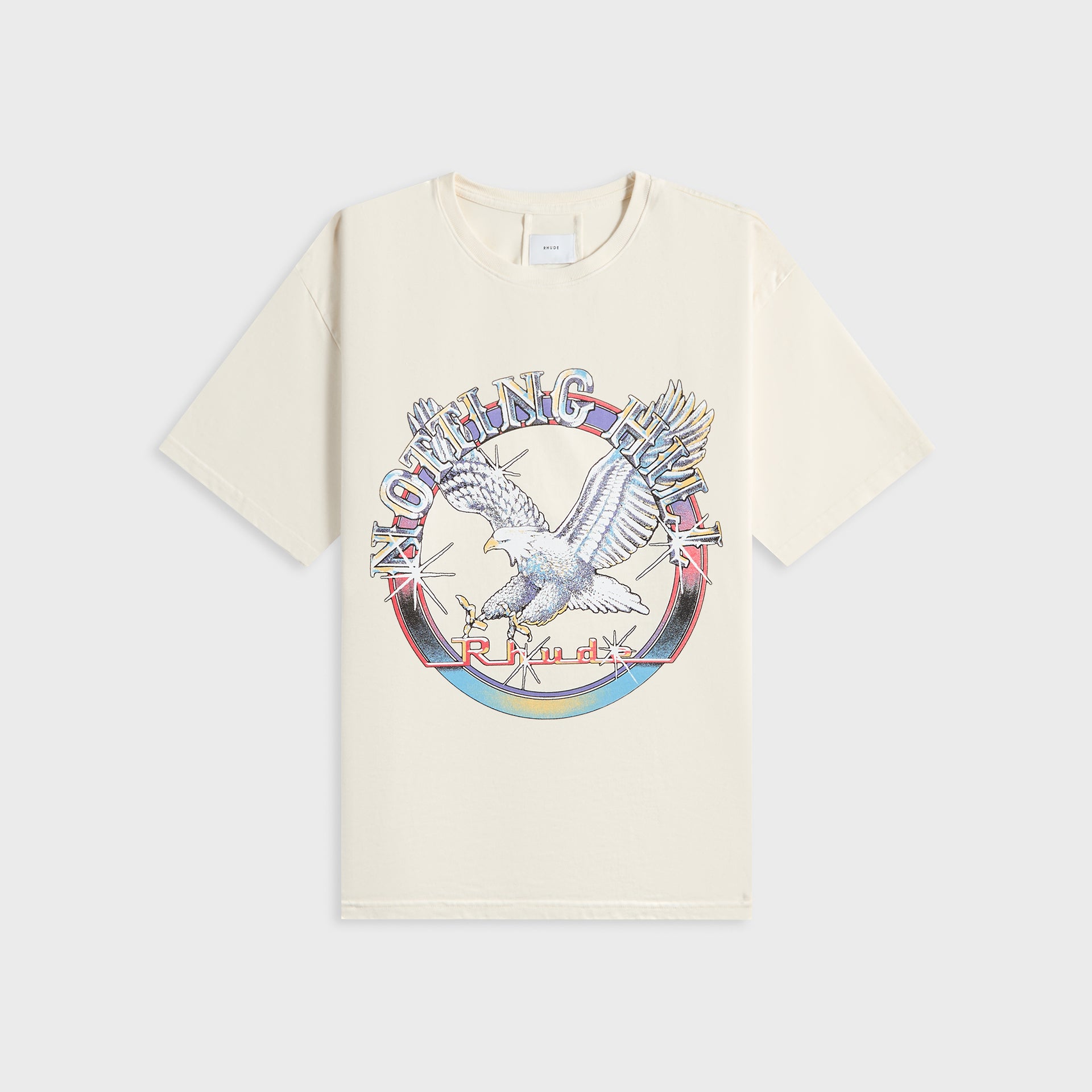 Rhude Notting Hill Eagle Tee - Vintage White