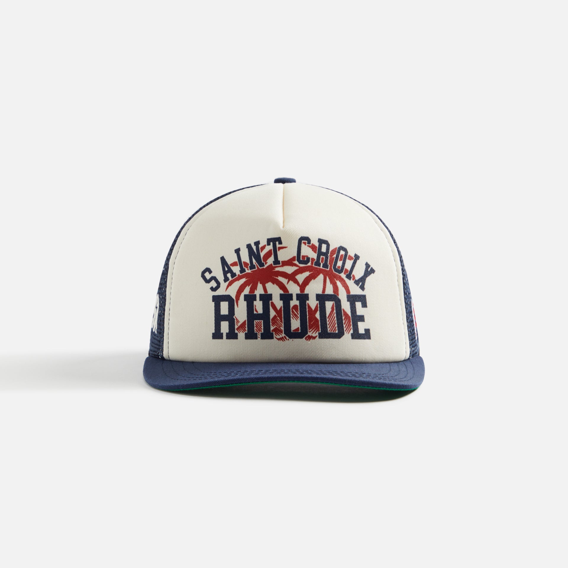 Rhude Saint Croix Trucker monster Cap Ping Pong Print - Ngucci x liberty floral cotton bucket hat
