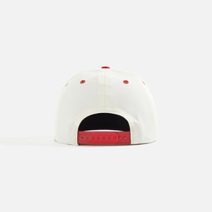 Rhude Rossa Structured Xaff Hat - Ivory / Red