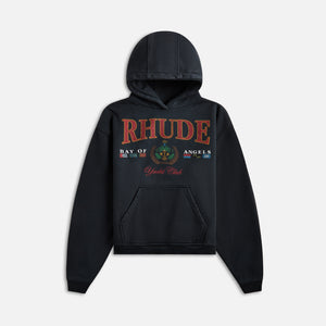 Rhude Bay Of Angels Yacht Hoodie - Vintage Black