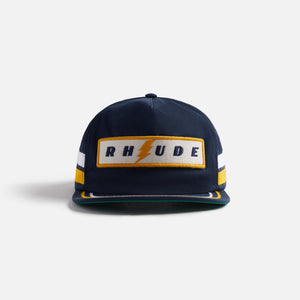 Rhude Structured Hat Snap 2 - Navy