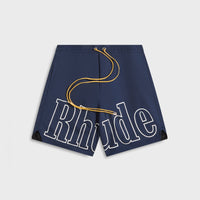 Rhude Tonal Logo Short - Electric Blue