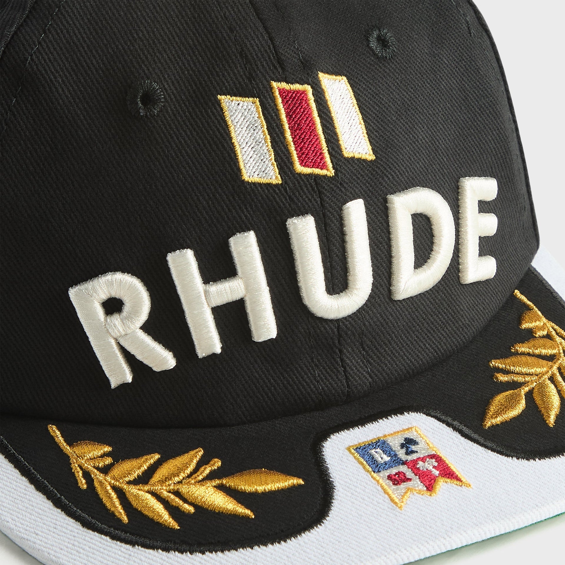 Rhude Souvenir Logo Cap - Black / White / Multi