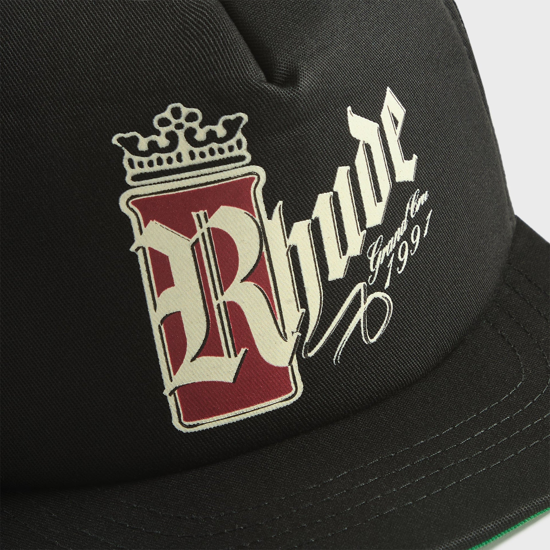 Rhude Fumar 91 Trucker Hat - Black / White / Red