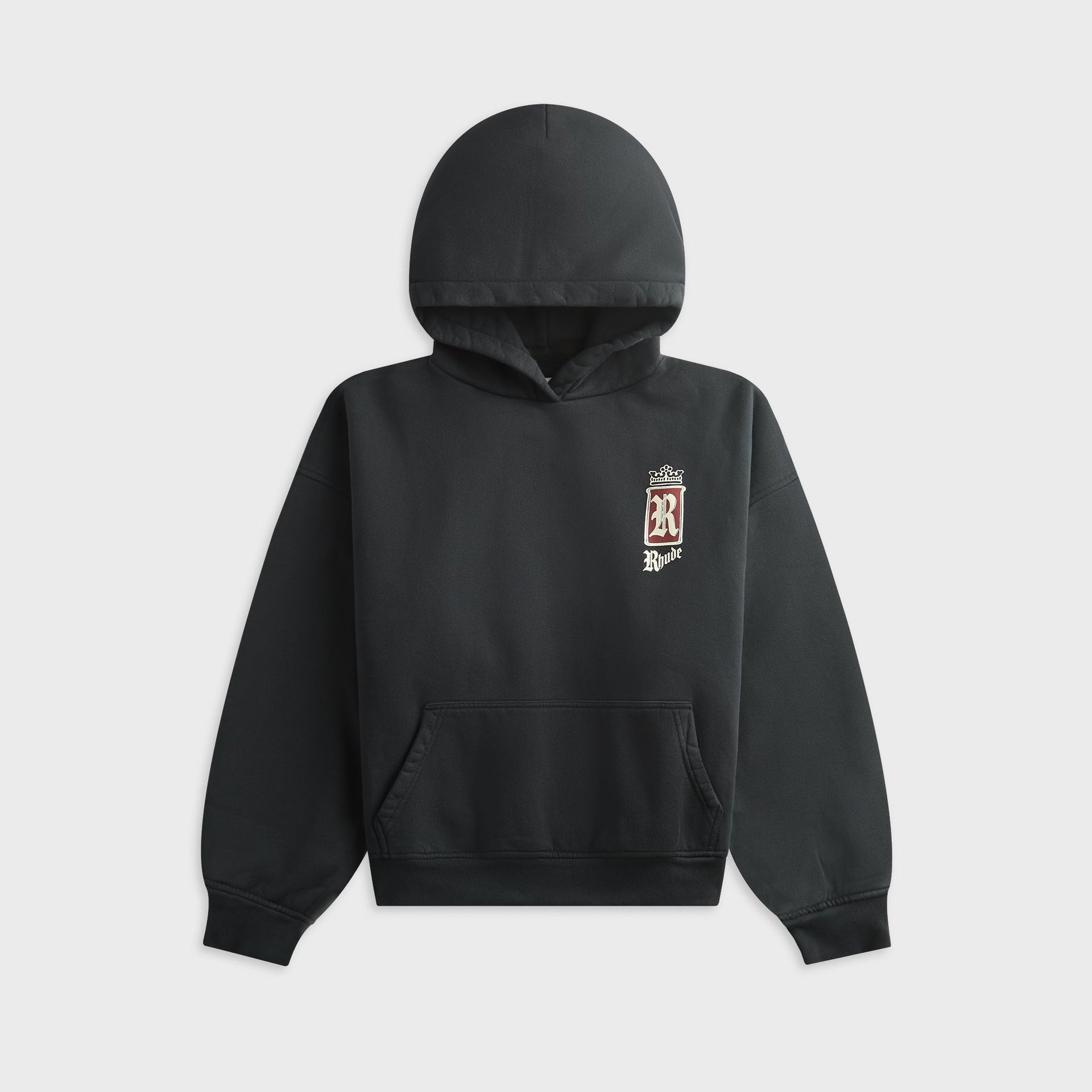 Rhude Fumar 91 Hoodie - Vintage Black / White / Red