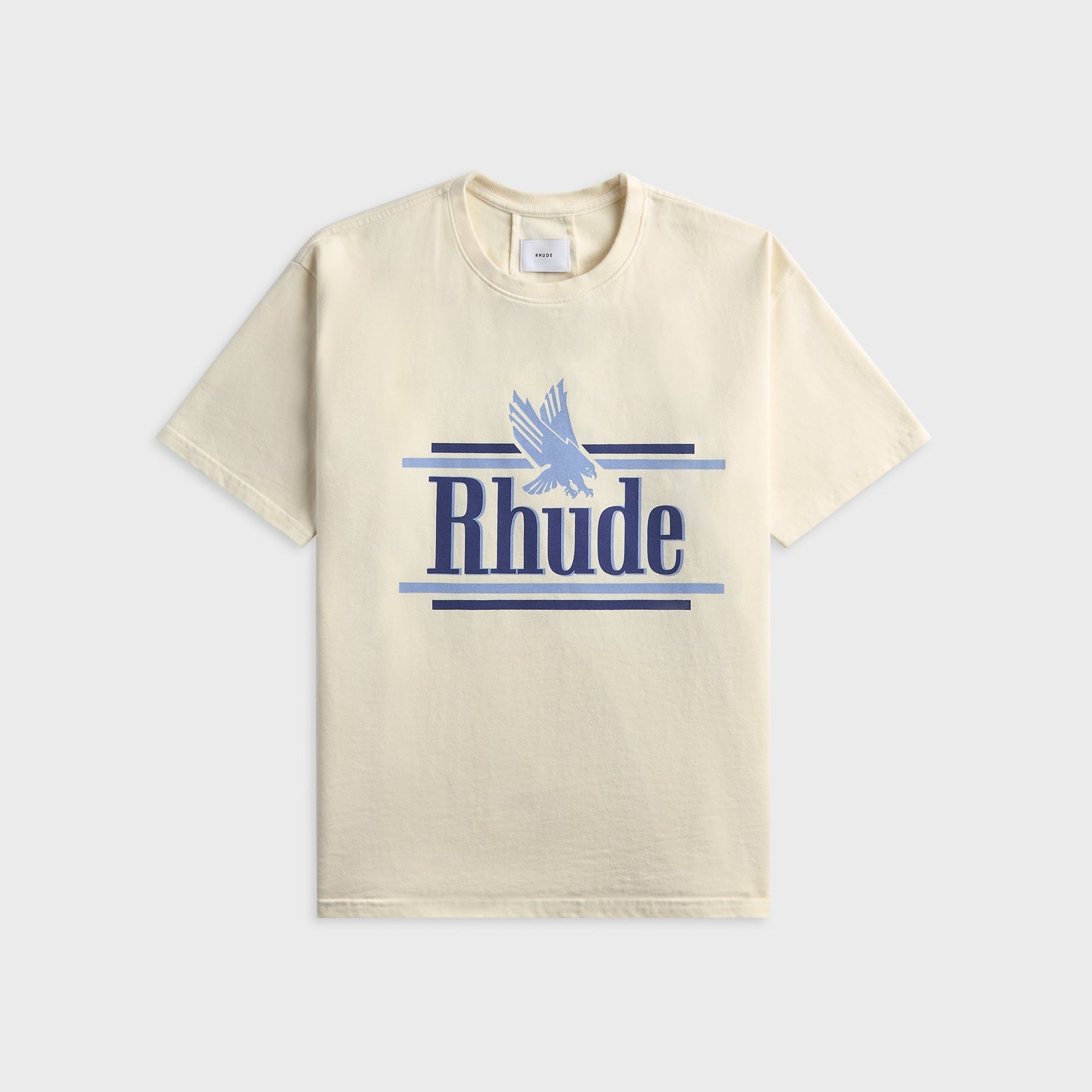 Rhude Rossa Tee - Vintage White / Blue
