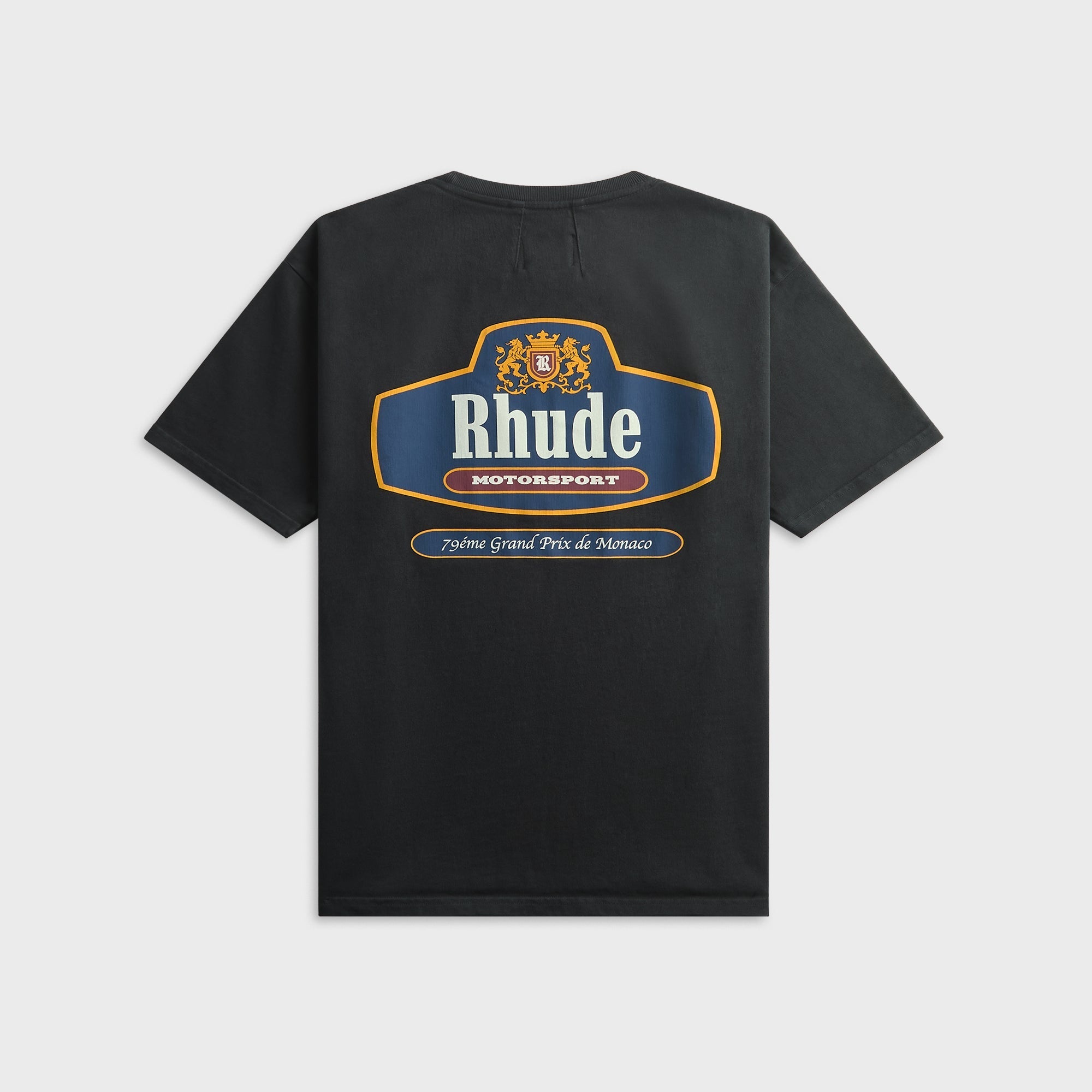 Rhude Racing Crest Tee - Vintage Black / Navy – Kith