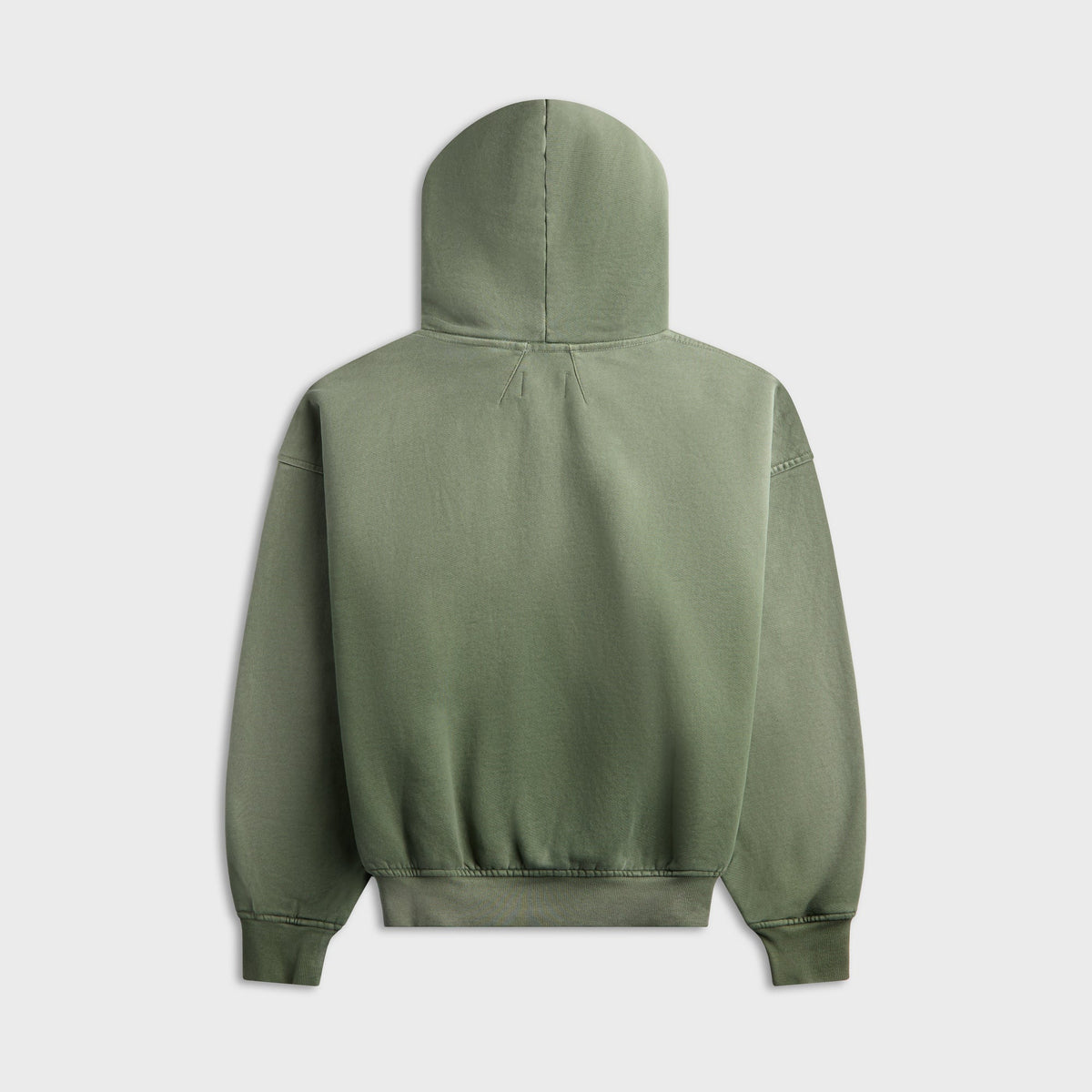 Rhude Chenille Patch Logo Hoodie - Washed Olive / Black