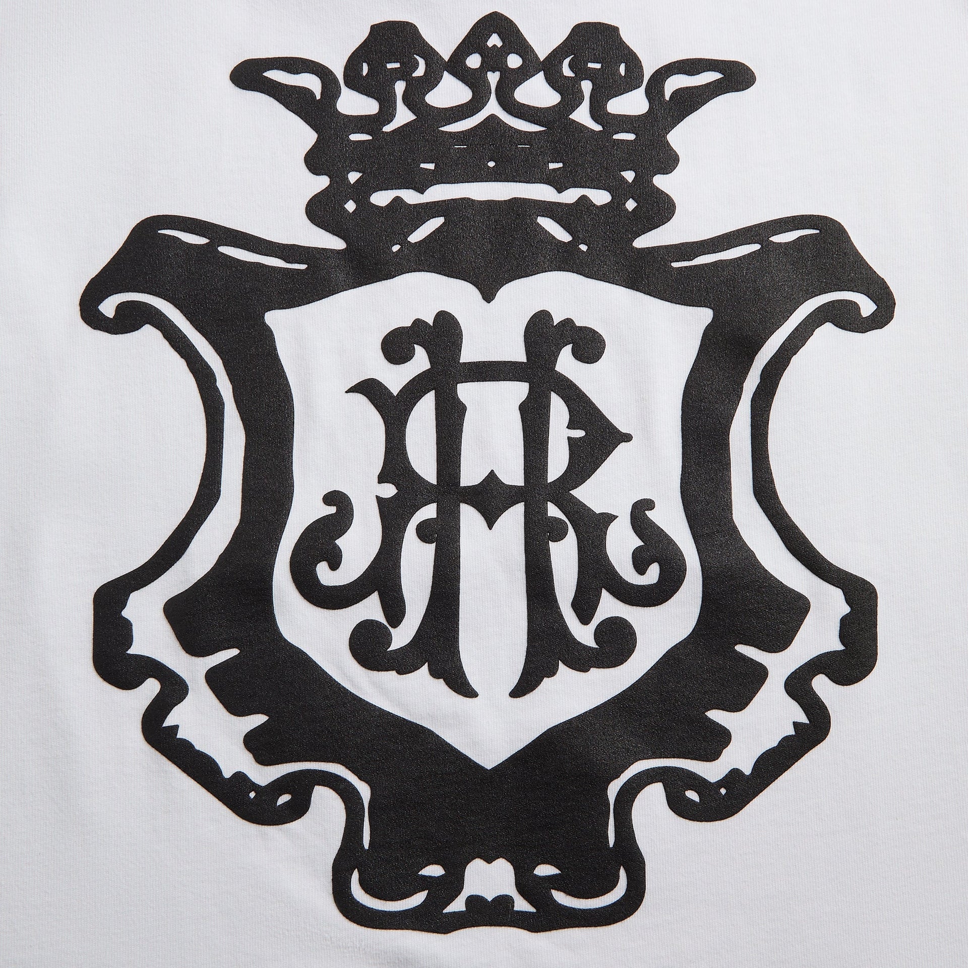 Rhude Oversized Chateau Crest Tee - White / Black