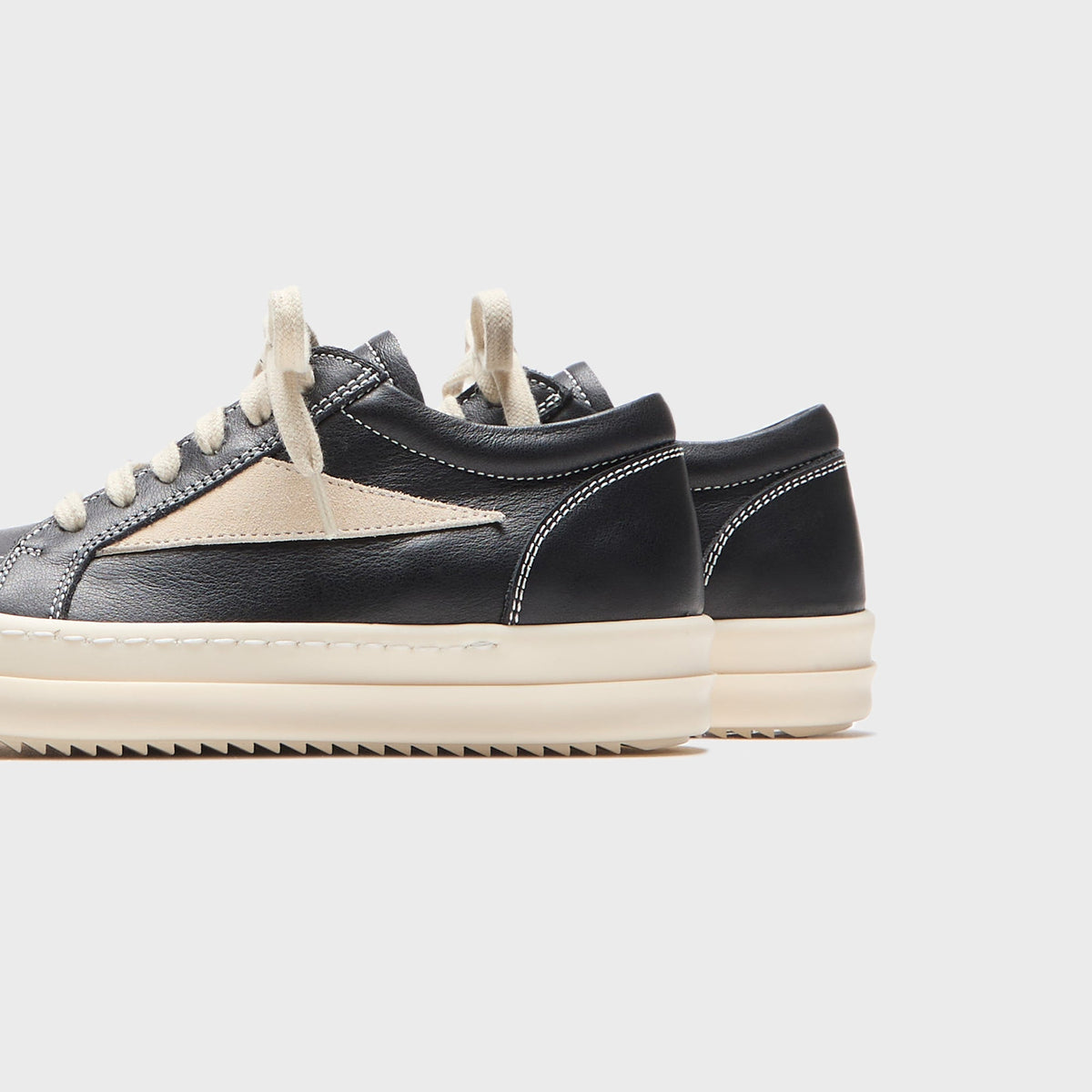 Rick Owen Vintage Sneaks - Black / Milk