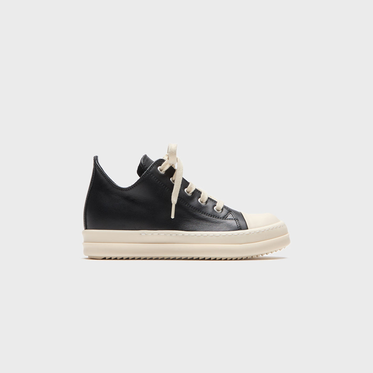 Rick Owens Low Sneaks - Black / Milk