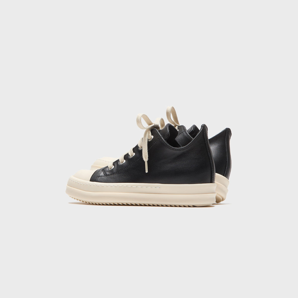 Rick Owens Low Sneaks - Black / Milk