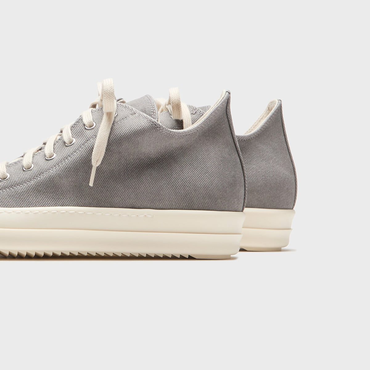 Rick Owens DRKSHDW Denim Low Sneakers - Dark Dust / Milk