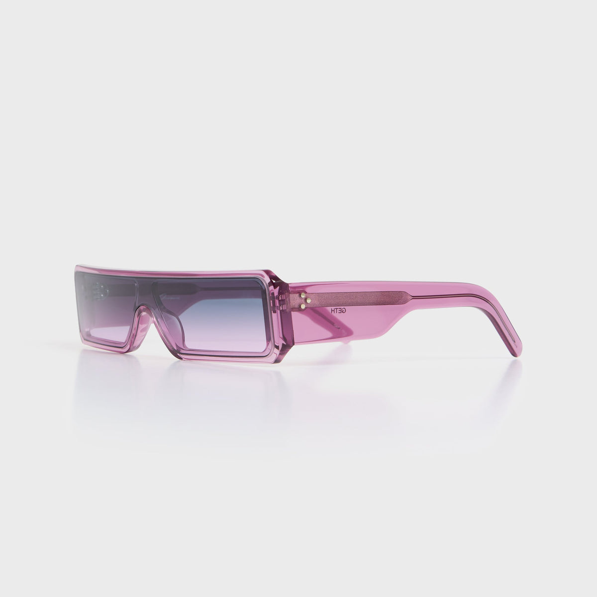 Rick Owens Gethshades Sunglasses - Violet Temples / Violet Lens