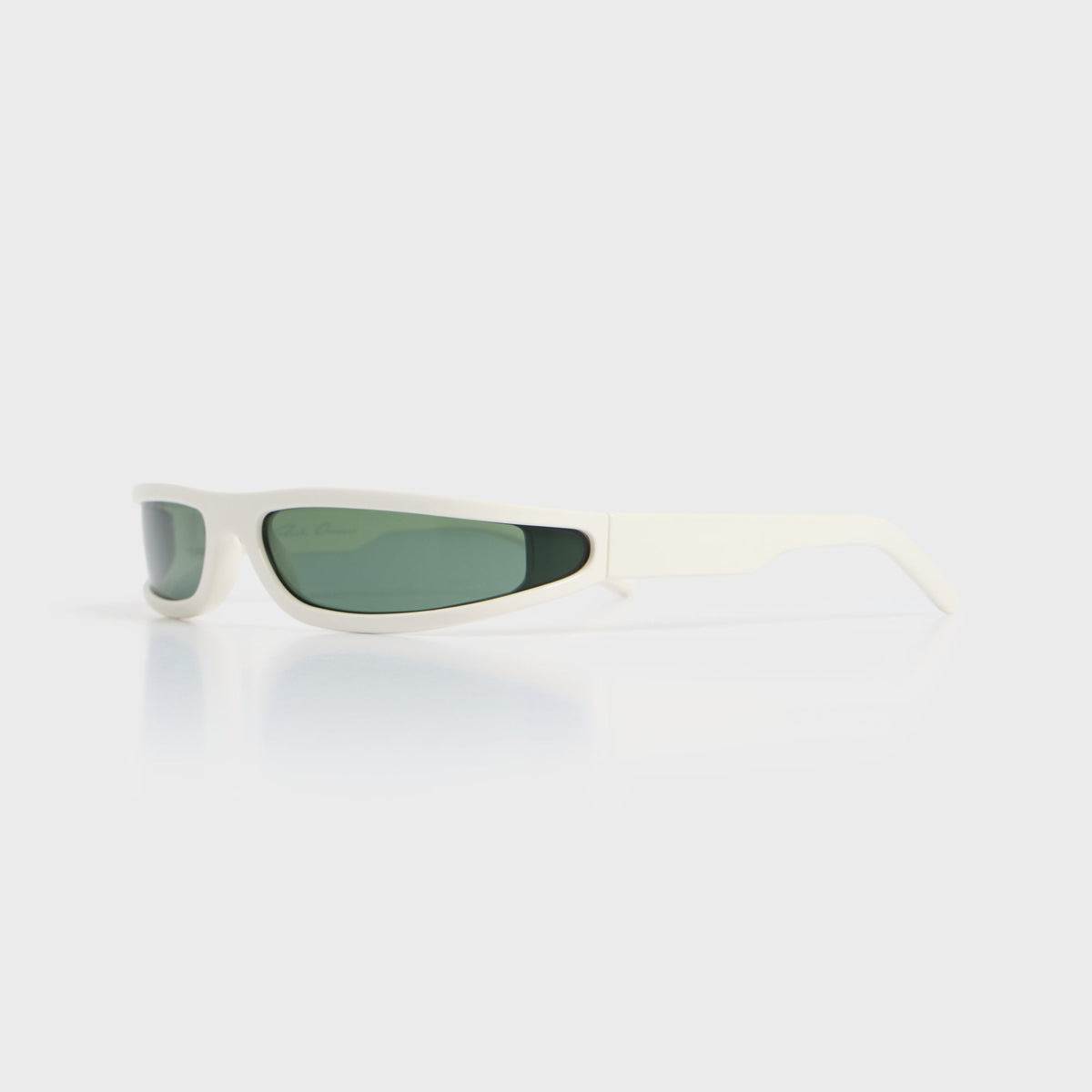 Rick Owens Fog Sunglasses - Pearl Temples / Forest Lens
