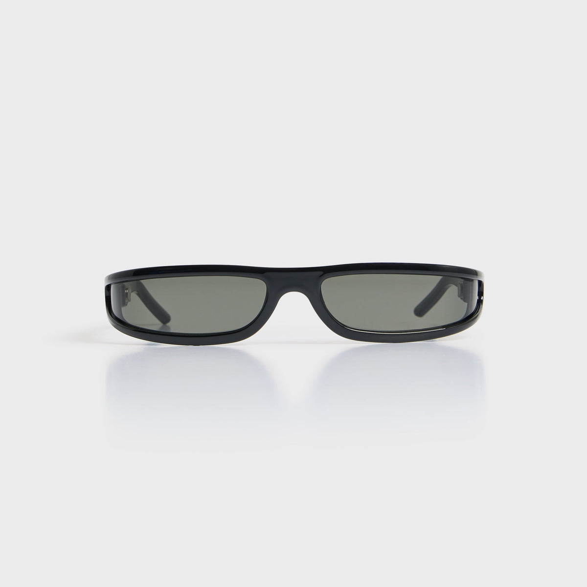 Rick Owens Fog Sunglasses - Black Temple / Black Lens