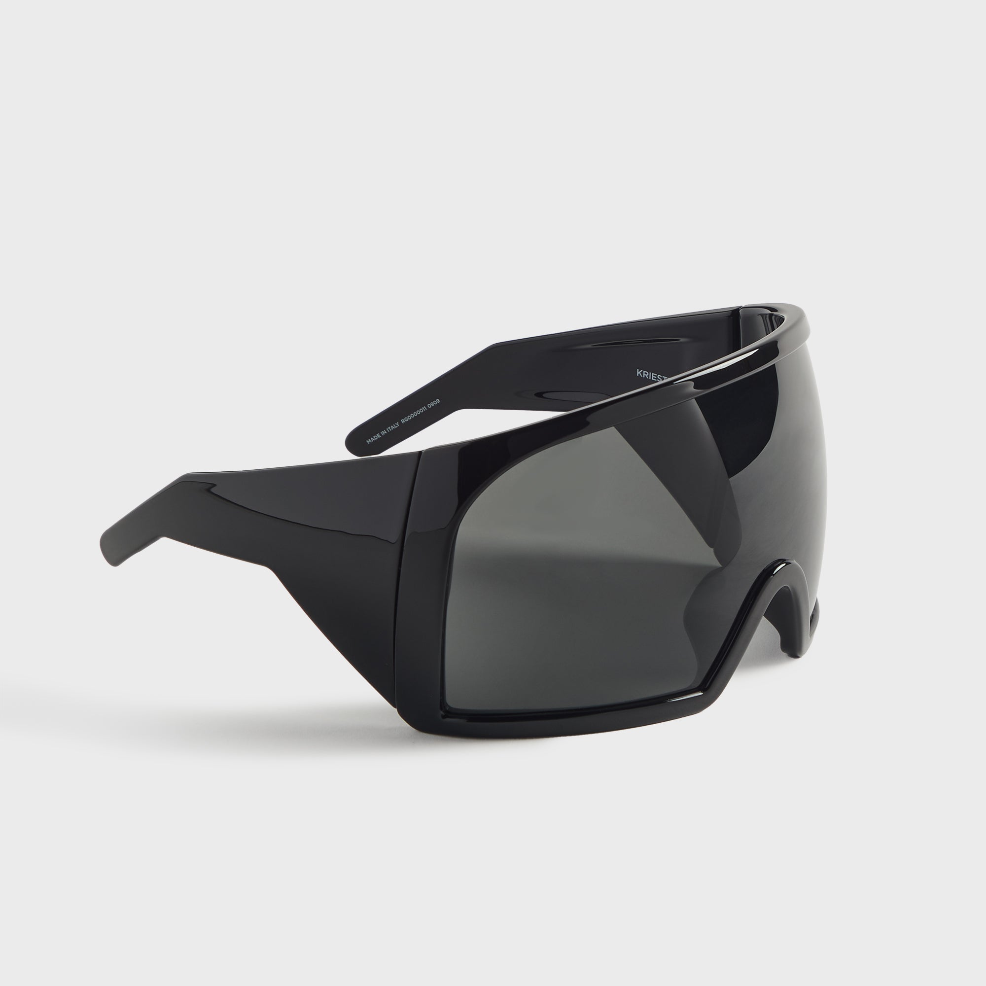 Rick Owens Kriester Shiny Sunglasses - Black – Kith