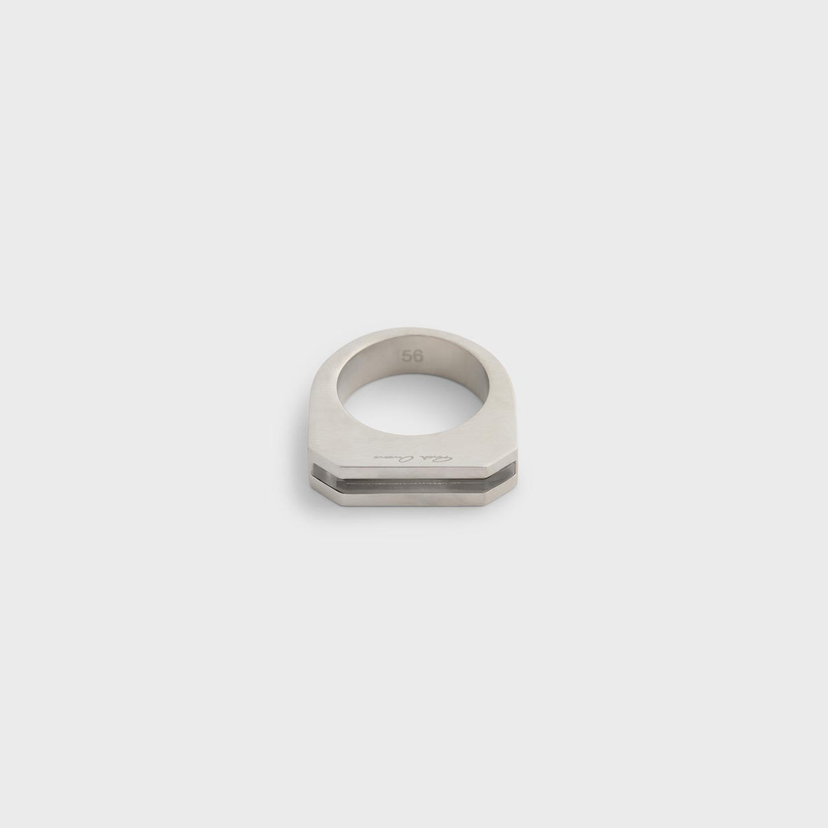 Rick Owens Crystal Hollywood Ring - Palladio