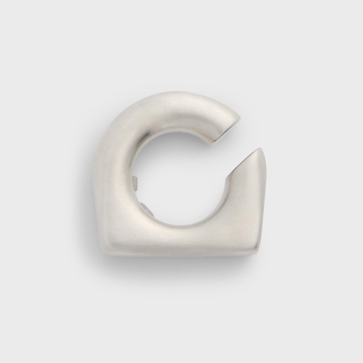 Rick Owens FW26 Tower Crystal Prong Ear Cuff - Palladio