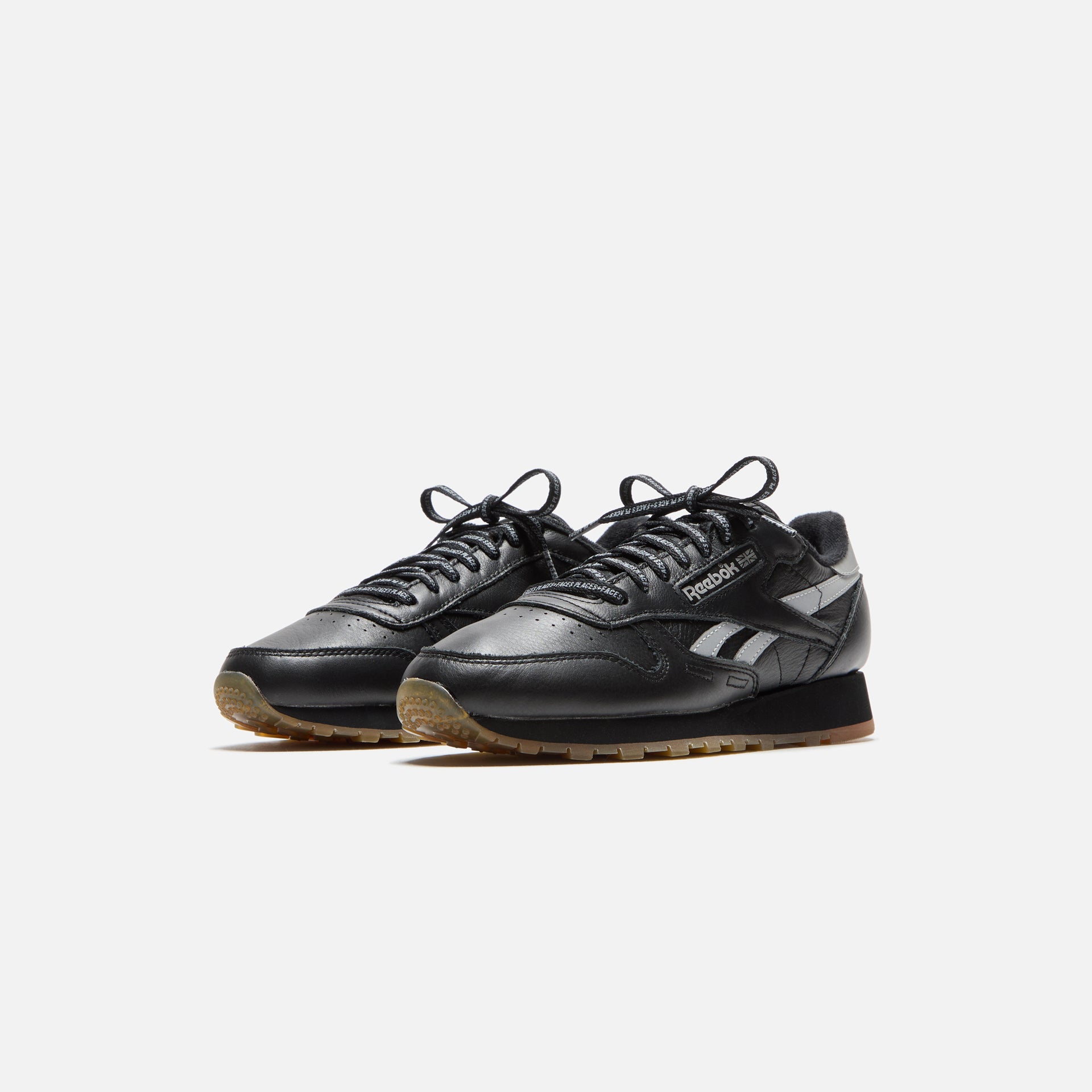 Reebok x Place+Faces Classic Leather - Black / Silver