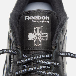 Reebok x Place+Faces Classic Leather - Black / Silver